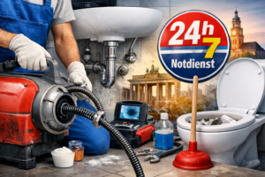 Rohrreinigung bei akuter Verstopfung durch die Experten.